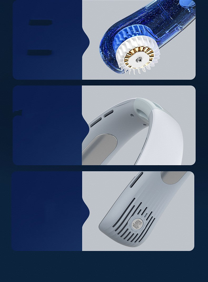 Neck Hanging Type Lazy Bladeless Fan